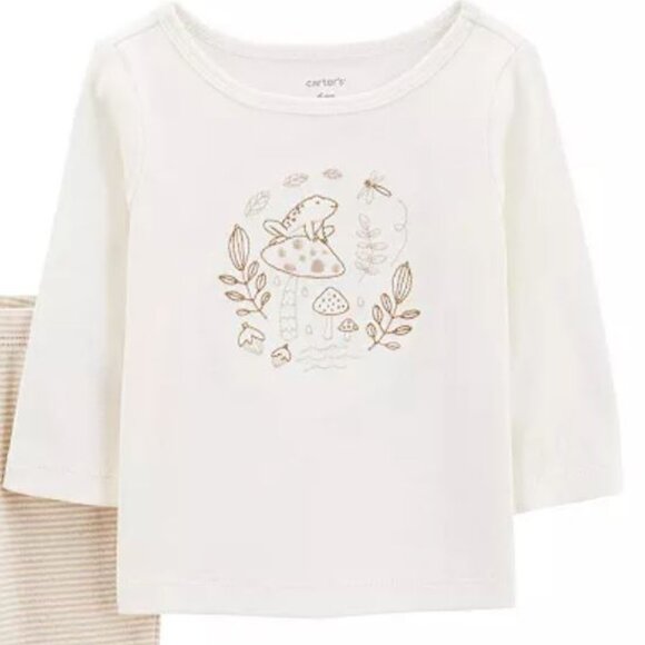 NWT Carter's Baby Girl Top, Pants, Hat & Socks Set - Picture 3 of 5
